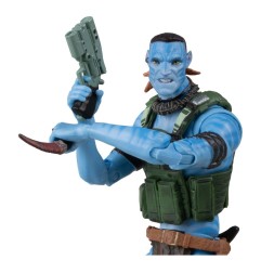 Avatar - : Fire and Ash Action Figure Quaritch (Ash Recom) (Gold Label) 18 cm