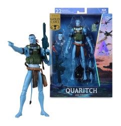 Avatar - : Fire and Ash Action Figure Quaritch (Ash Recom) (Gold Label) 18 cm