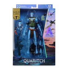 Avatar - : Fire and Ash Action Figure Quaritch (Ash Recom) (Gold Label) 18 cm