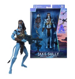Avatar 3 : De feu et de cendres - Figurine Jake Sully (Metkayina Final Battle) 18 cm