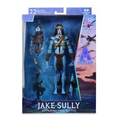 Avatar - : Fire and Ash Action Figure Jake Sully (Metkayina Final Battle) 18 cm