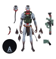 Avatar - : Fire and Ash Action Figure Recom Quaritch (Ash Warrior) 18 cm