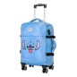 Lilo & Stitch - 4-Wheel Cabin Suitcase Stitch Face Blue 55 cm Lilo & Stitch - 4-Wheel Cabin Suitcase Stitch Face Blue 55 cm