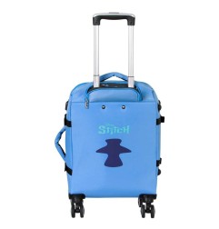 Lilo & Stitch - 4-Wheel Cabin Suitcase Stitch Face Blue 55 cm