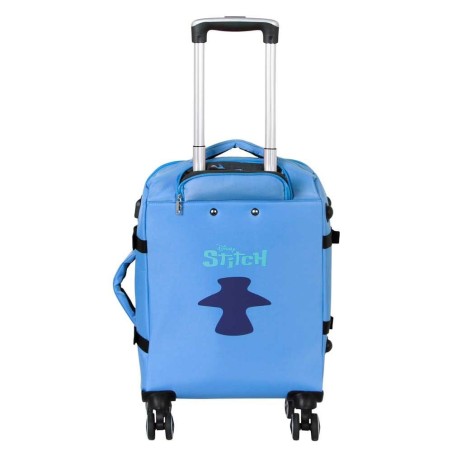 Lilo & Stitch - Valise Stitch Face Blue 55 cm