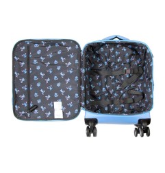 Lilo & Stitch - Valise Stitch Face Blue 55 cm