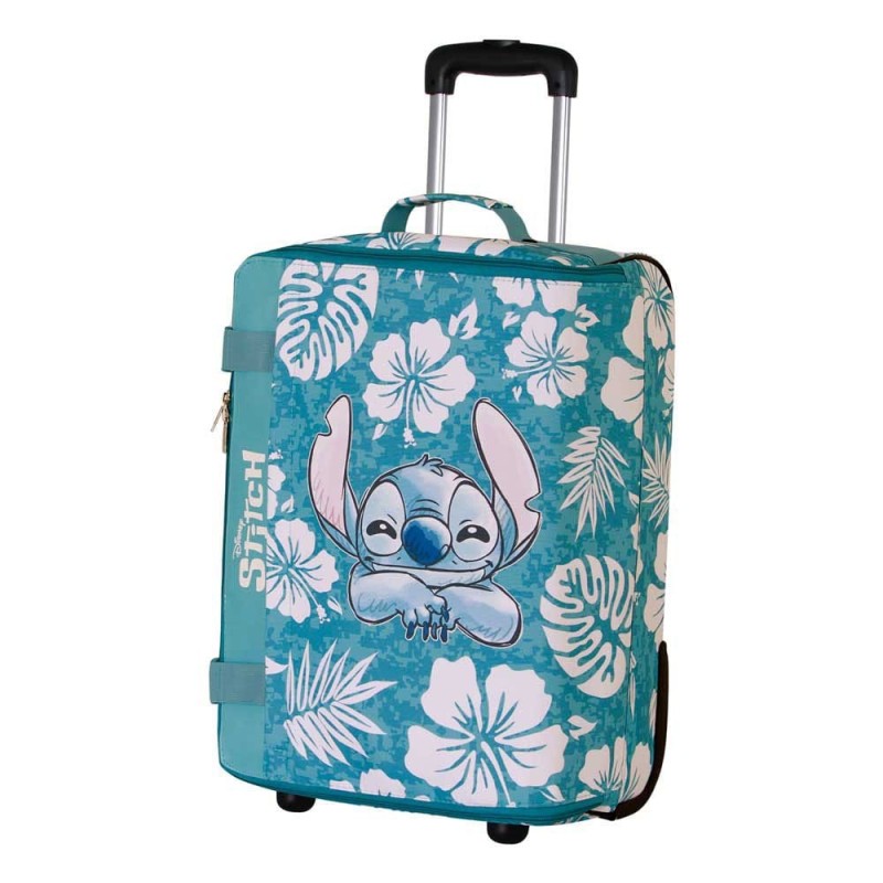 Lilo & Stitch - Foldable Cabin Suitcase Stitch Aloha Blue 52 cm