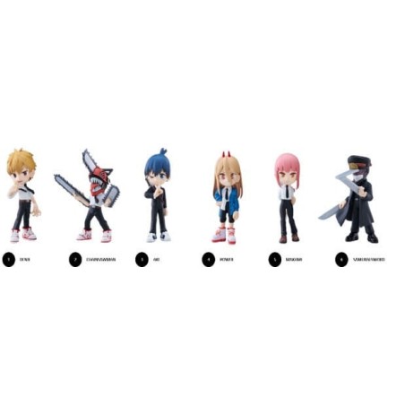 Chainsaw Man - Pack 6 Mini figurines Chainsaw Man 9 cm