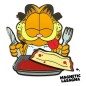 Garfield - Pin Badge Disco  Lasagna Dinner 5 cm