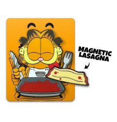 Garfield - Pin Badge Disco  Lasagna Dinner 5 cm