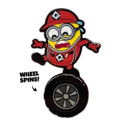 Despicable Me - Pin Badge Tire Minion Spinning 5 cm