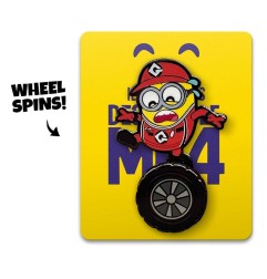 Despicable Me - Pin Badge Tire Minion Spinning 5 cm