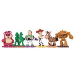 Toy Story - Pack 6 Mini figurines Hero Box Toybox 8 cm