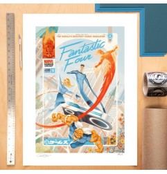 Les 4 Fantastiques - Impression Art Print's Les 4 Fantastiques N°48 First Family: The Fantastic Four! 61 x 41 cm