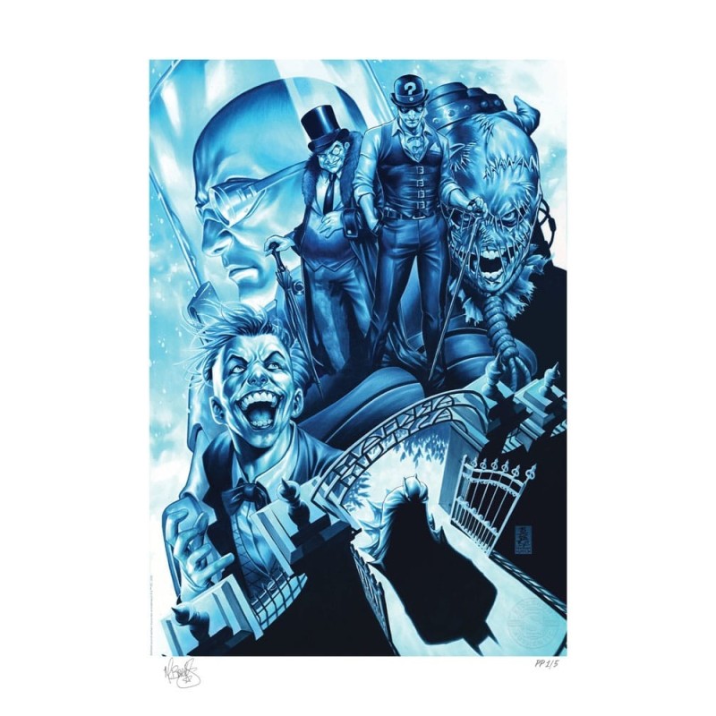 DC Comics - Impression Art Print The Gates of Arkham 46 x 61 cm