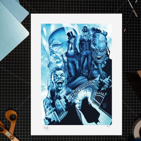 DC Comics - Impression Art Print The Gates of Arkham 46 x 61 cm