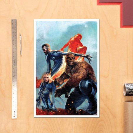 Marvel - Impression Art Print Les 4 Fantastiques 41 x 61 cm