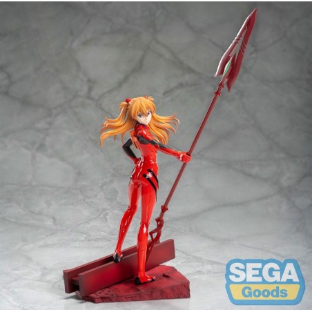 Evangelion : 3.0+1.0 Thrice Upon a Time - Statuette Luminasta Asuka Shikinami Langley x Spear of Longinus 20 cm