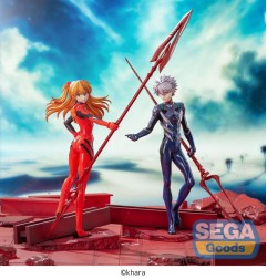 Evangelion : 3.0+1.0 Thrice Upon a Time - Statuette Luminasta Asuka Shikinami Langley x Spear of Longinus 20 cm