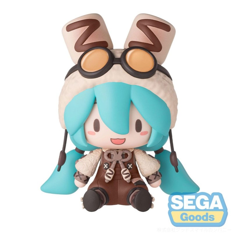 Character Vocal Series 01: Hatsune Miku - Figurine Fuwa Petit Chibi Hatsune Miku Marshmallow Hot Cocoa 10 cm