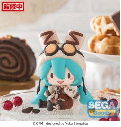 Character Vocal Series 01: Hatsune Miku - Figurine Fuwa Petit Chibi Hatsune Miku Marshmallow Hot Cocoa 10 cm