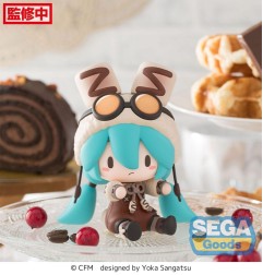 Character Vocal Series 01: Hatsune Miku - Figurine Fuwa Petit Chibi Hatsune Miku Marshmallow Hot Cocoa 10 cm