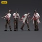 Zombies - Zombie Dark Source Action Figures 4-Pack Scientists (Male) 8 cm