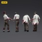 Zombies - Zombie Dark Source Action Figures 4-Pack Scientists (Male) 8 cm
