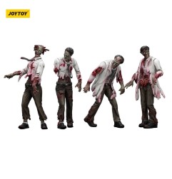 Zombies - Zombie Dark Source Action Figures 4-Pack Scientists (Male) 8 cm
