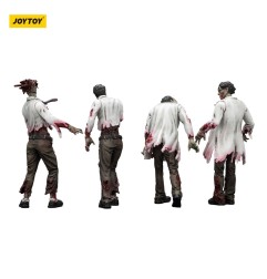 Zombies - Zombie Dark Source Action Figures 4-Pack Scientists (Male) 8 cm