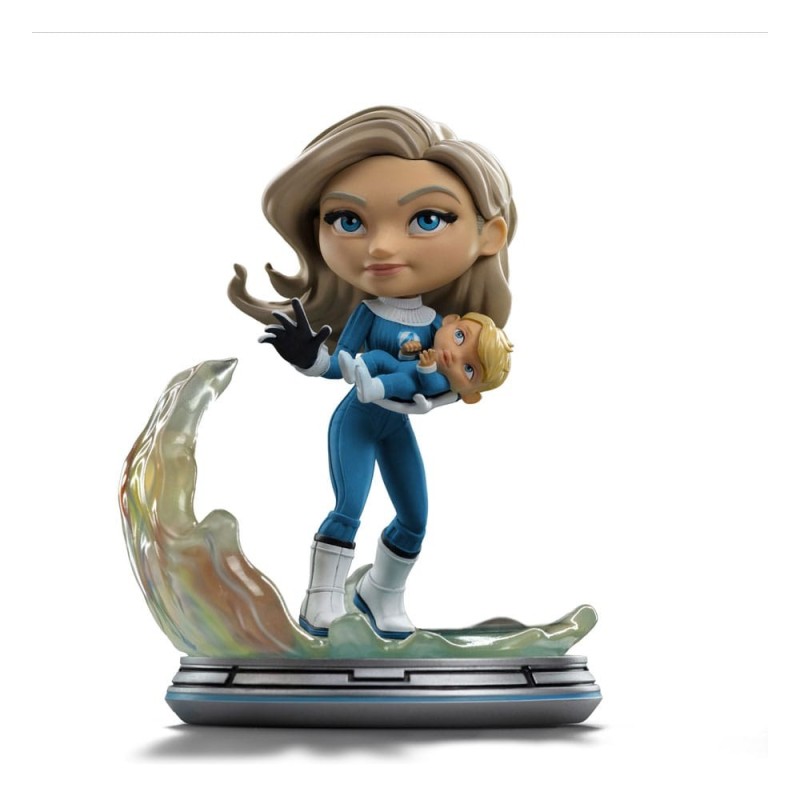 Fantastic Four - Mini Co. PVC Figure Invisible Woman and Franklin 15 cm