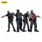 Zombies - Pack 4 figurines Dark Source Police (Male) 8 cm