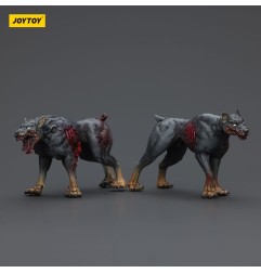 Zombies - Pack 2 figurines Dark Source Police Dogs 8 cm