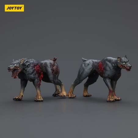 Zombies - Zombie Dark Source Action Figures 2-Pack Police Dogs 8 cm