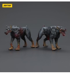 Zombies - Pack 2 figurines Dark Source Police Dogs 8 cm