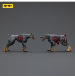 Zombies - Pack 2 figurines Dark Source Police Dogs 8 cm