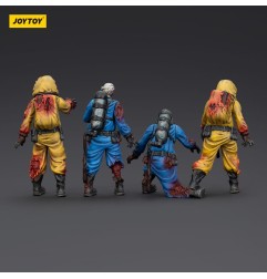 Zombies - Zombie Dark Source Action Figures 4-Pack Biochemical Lab Team 8 cm
