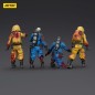 Zombies - Pack 4 figurines Dark Source Biochemical Lab Team 8 cm