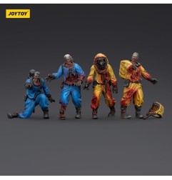 Zombies - Zombie Dark Source Action Figures 4-Pack Biochemical Lab Team 8 cm