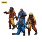 Zombies - Pack 4 figurines Dark Source Biochemical Lab Team 8 cm