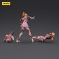 Zombies - Pack 3 figurines Dark Source Cheer Leaders 8 cm