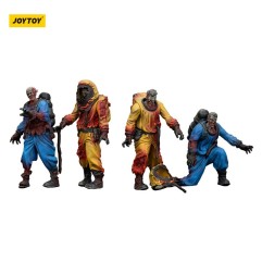Zombies - Zombie Dark Source Action Figures 4-Pack Biochemical Lab Team 8 cm