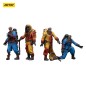 Zombies - Pack 4 figurines Dark Source Biochemical Lab Team 8 cm