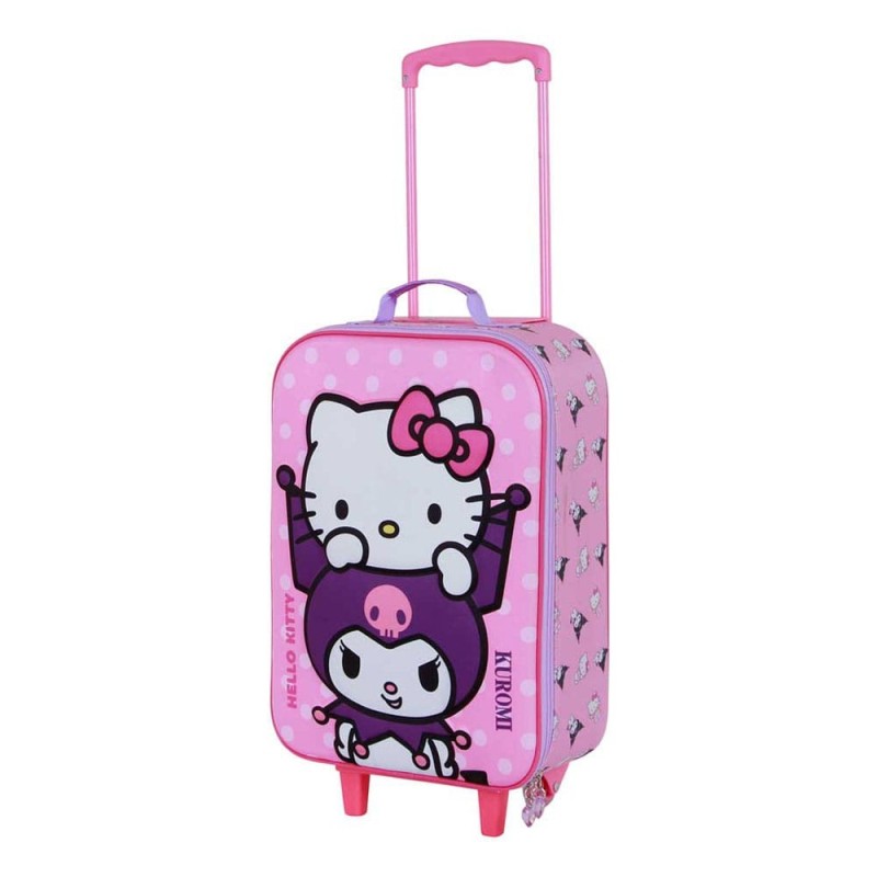 Hello Kitty - Valise Trolley Soft 3D Hello Kitty Playful Pink 52 cm Hello Kitty - Valise Trolley Soft 3D Hello Kitty Playful Pink 52 cm
