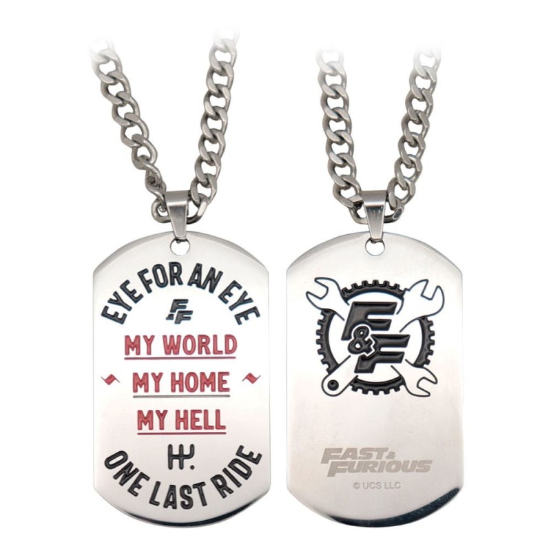 Fast & Furious - Dog Tags with ball chain