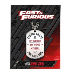 Fast & Furious - Dog Tags with ball chain