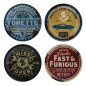 Fast & Furious - Coaster 4-Pack Vintage Style