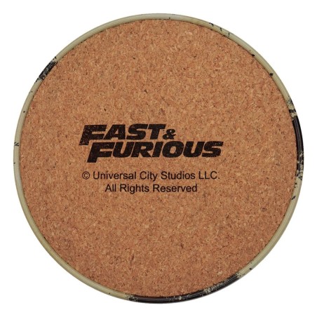 Fast & Furious - Pack 4 sous-verres Fast & Furious Vintage Style