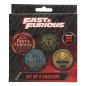 Fast & Furious - Coaster 4-Pack Vintage Style
