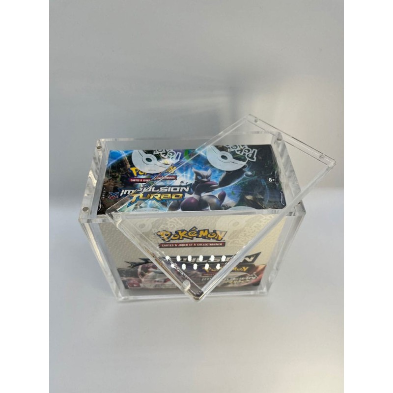 Evoretro - Présentoir vitrine acrylique pour Booster Boxes / Elite Trainer Boxes Ver. 2 Magnetic